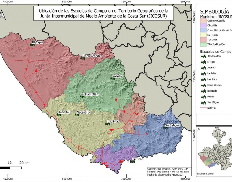 ESCUELAS DE CAMPO DE LA COSTA SUR